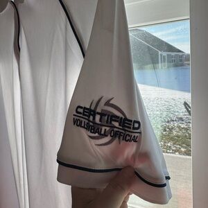 Certified Volleyball Official Women’s White Shirt (Fits a 2xl)